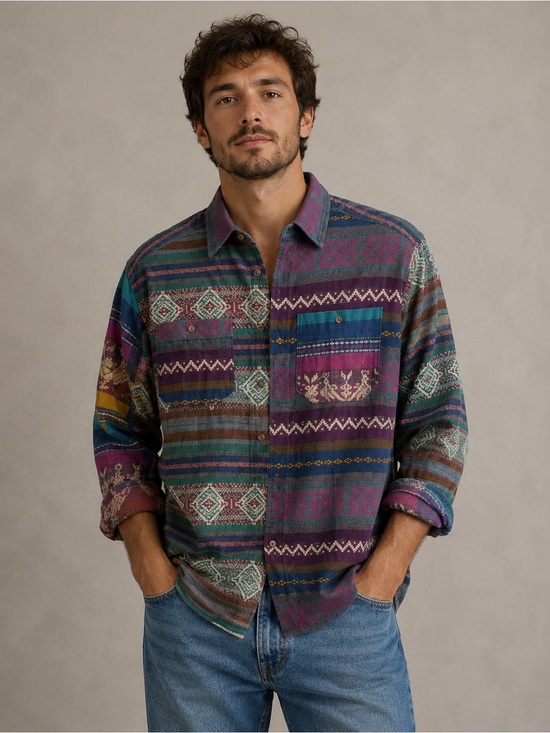 CM Company Other - Vintage CM Company Brand Southwestern Shirt Size S Colorful Cotton